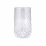 Pineapple Texture Iced Tea Glass - Clear