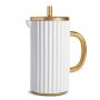 Ionic French Press, White