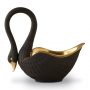 Swan Bowl, Medium, Black